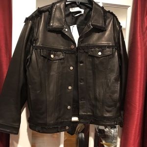 IRO leather jacket size 40 France